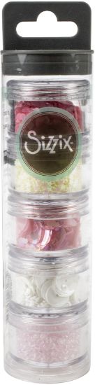Picture of Sizzix Making Essential Sequins & Beads 5/Pkg Ballet Slipper, 5g Per Pot