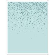 Picture of Sizzix Texture Fades A2 Embossing Folder Snowfall/Speckles By Tim Holtz