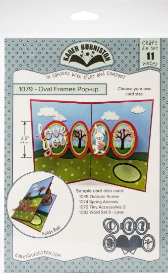 Picture of Karen Burniston Dies Oval Frames Pop-Up