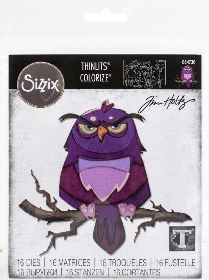 Picture of Sizzix Thinlits Dies By Tim Holtz 16/Pkg Arthur Colorize