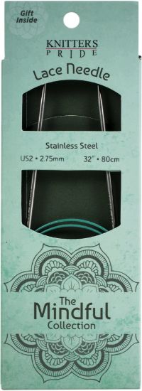 Picture of Knitter's Pride-Mindful Fixed Lace Circular Needles 32" Size 2/2.75mm