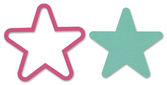 Picture of Sizzix Framelits Dies 2/Pkg Star