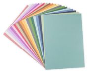 Picture of Sizzix Surfacez Cardstock Pack 8"X11.5" 80/Pkg-Muted, 20 Colors