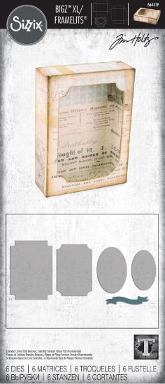 Picture of Sizzix Bigz XL Die W/Framelits By Tim Holtz Curio Box