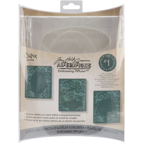 Picture of Sizzix BIGkick/Big Shot/Vagabond Embossing Diffusers 3/Pkg #1 By Tim Holtz