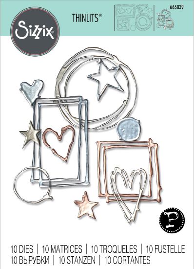 Picture of Sizzix Thinlits Dies By Pete Hughes 10/Pkg-Mixed Media