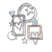 Picture of Sizzix Thinlits Dies By Pete Hughes 10/Pkg-Mixed Media