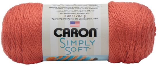 Picture of Simply Soft Solids Yarn Persimmon
