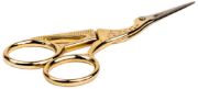 Picture of Singer Forged Stork Embroidery Scissors 4.5" Gold