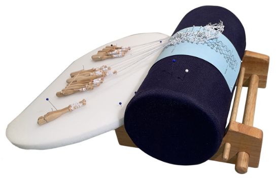 Picture of Lacis Lace Roller Pillow-12"X6"