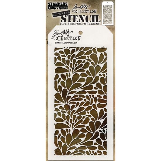 Picture of Tim Holtz Layered Stencil 4.125"X8.5" Splash