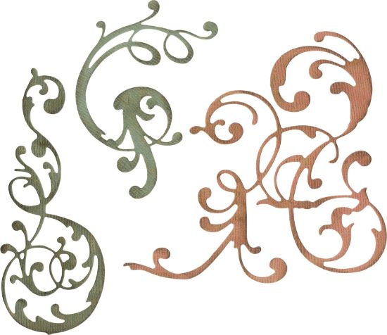 Picture of Sizzix Thinlits Dies By Tim Holtz 3/Pkg Adorned