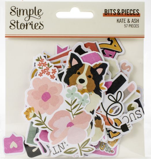 Picture of Kate & Ash Bits & Pieces Die-Cuts 57/Pkg  