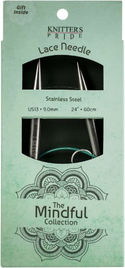 Picture of Knitter's Pride-Mindful Fixed Lace Circular Needles 24" Size 13/9mm