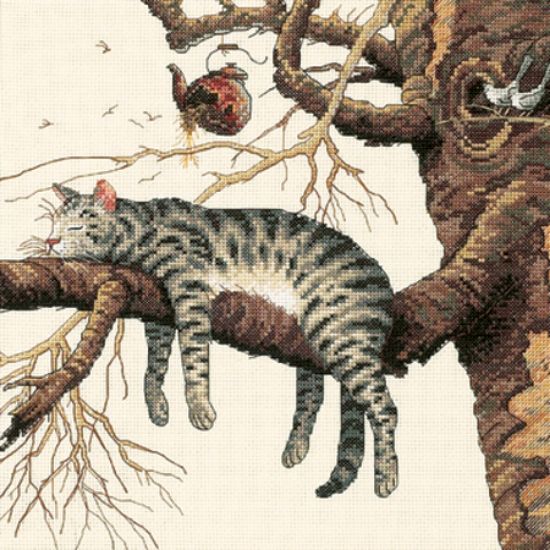 Picture of Too Pooped Counted Cross Stitch Kit 11"X11" 14 Count