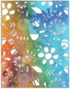 Picture of Sizzix Thinlits Die By Tim Holtz Folk Flowers