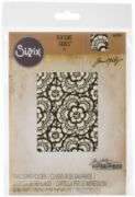 Picture of Sizzix Texture Fades Embossing Folder Lace By Tim Holtz