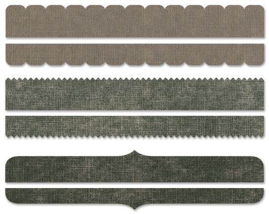 Picture of Sizzix Thinlits Die By Tim Holtz Decorative Trims