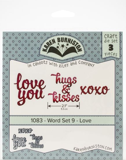 Picture of Karen Burniston Dies Word Set 9 - Love