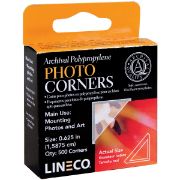 Picture of Polypropylene Photo Mounting Corners 500/Pkg Clear .625"