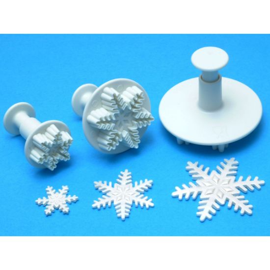 Picture of Plunger Cutters 3/Pkg Snowflake