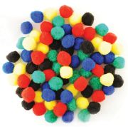 Picture of Pom-Poms 1" 80/Pkg Primary