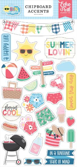 Picture of Sun Kissed Chipboard 6"X13"-Accents