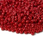 Picture of Pony Beads 6mmx9mm 720/Pkg Opaque Red