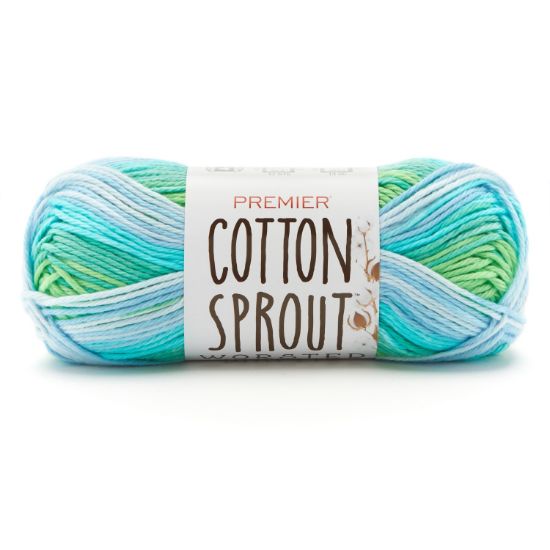 Picture of Premier Cotton Sprout Worsted Multi Yarn-Island Breeze