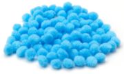 Picture of Pom-Poms .5" 100/Pkg Light Blue