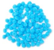 Picture of Pom-Poms .5" 100/Pkg Light Blue