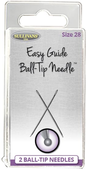 Picture of Sullivan's Easy Guide Ball-Tip Needles 2/Pkg Size 28 (34mm)