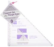 Picture of Large Diagonal Set Triangle Ruler 6" To 16" Blocks