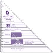 Picture of Large Diagonal Set Triangle Ruler 6" To 16" Blocks