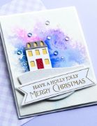 Picture of Poppystamps Metal Dies-Layered House Globe