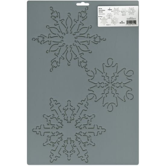Picture of Quilt Stencils By Julie Mullin 7" & 10" Snowflakes