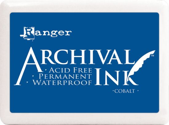 Picture of Ranger Archival Ink Jumbo Ink Pad #3 Cobalt