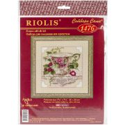 Picture of Raspberry Tea Counted Cross Stitch Kit 8"X8" 14 Count