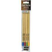Picture of Real Slate Chalk Pencils 5/Pkg W/Sharpener Colored