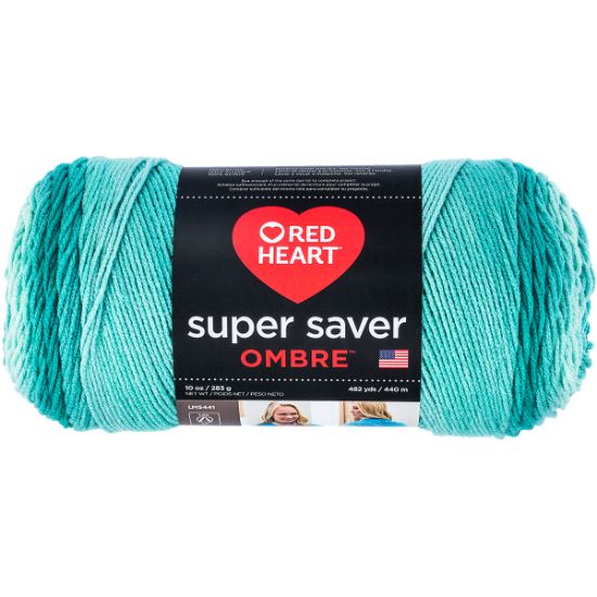 Picture of Red Heart Super Saver Ombre Yarn Spearmint