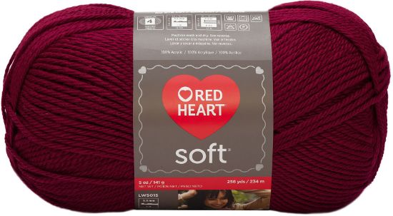 Picture of Red Heart Soft Yarn Wine