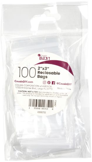 Picture of Reclosable Bags 100/Pkg 2"x3"