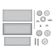 Picture of Spellbinders Etched Dies By Becca Feeken-Slimline Ornaments -Christmas Flourish