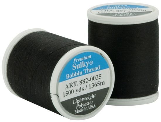 Picture of Sulky Bobbin Thread 60wt 1,100yd Black