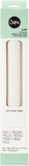 Picture of Sizzix Surfaces Texture Roll 12"X48" White