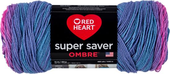 Picture of Red Heart Super Saver Ombre Yarn Sweet Treat