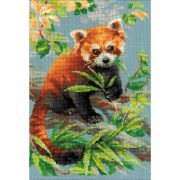 Picture of Red Panda Counted Cross Stitch Kit 10.25"X15" 14 Count