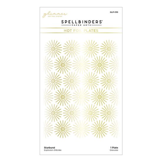 Picture of Spellbinders Glimmer Hot Foil Plate-Starburst - Tinsel Time