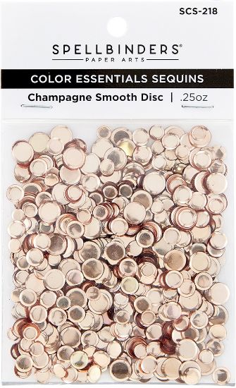 Picture of Spellbinders Smooth Disc Sequins-Champagne