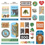 Picture of A Day At The Zoo Ephemera Cardstock Die-Cuts-